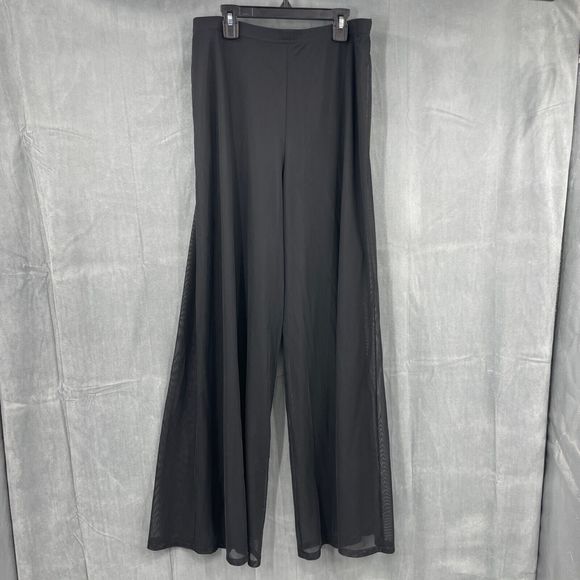 🔥6 FOR $25!🔥Flawed Tadashi - Elegant Black Wide-Leg Pants -flawed - Picture 1 of 9